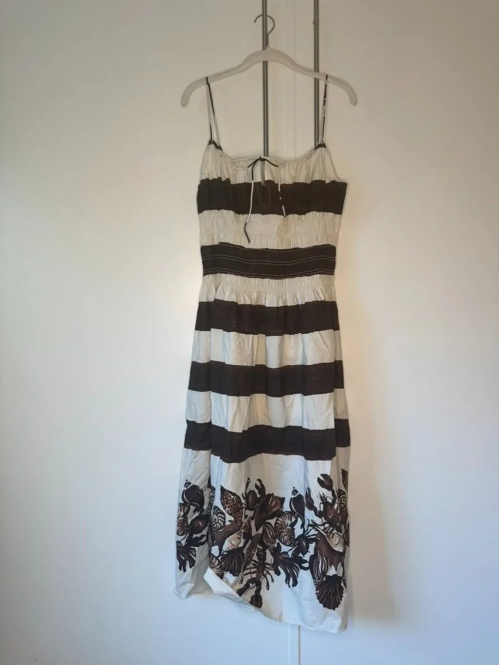Jcrew Reverie dress in lobster & seashell print in XL